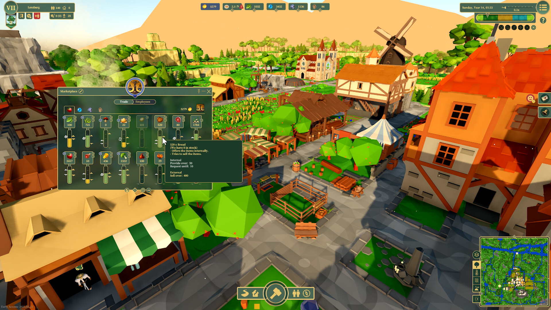 Of Life and Land settlement simulation
