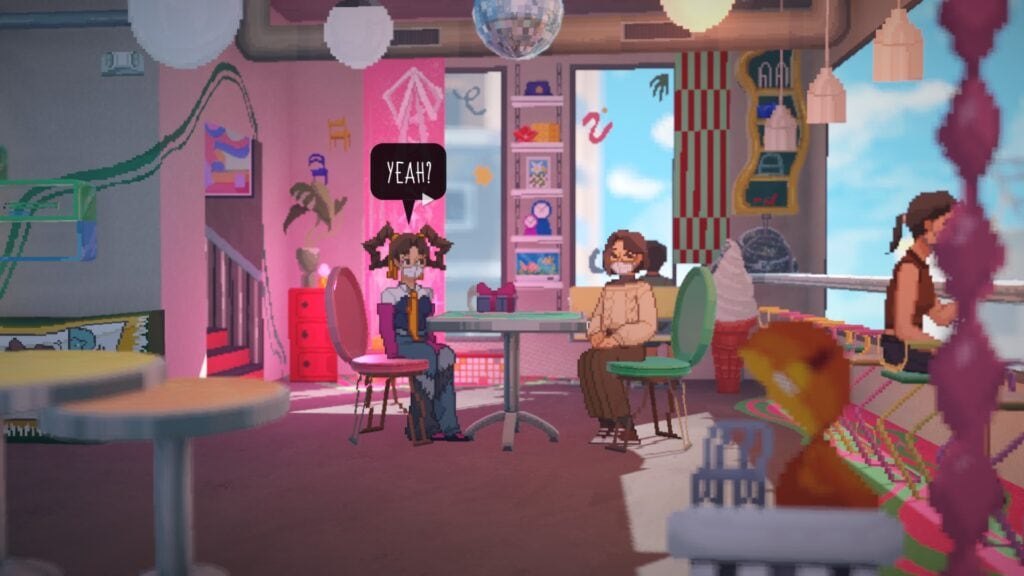 Until Then narrative scene with detailed pixel artwork